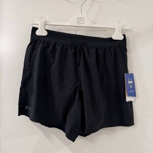 NWT Janji Black Womens Running 3" Afo Shorts Size S